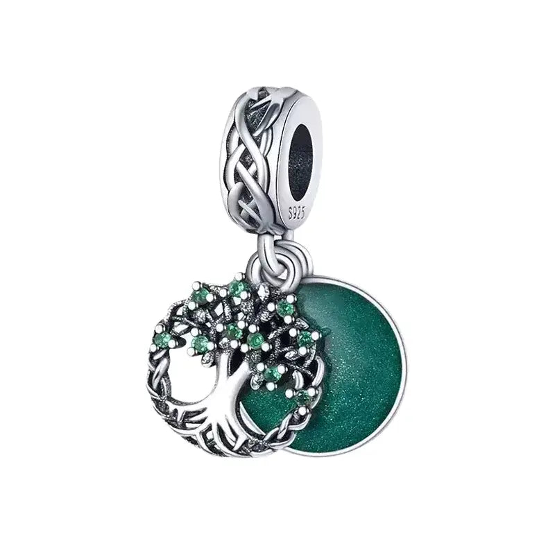 Green Tree Charm