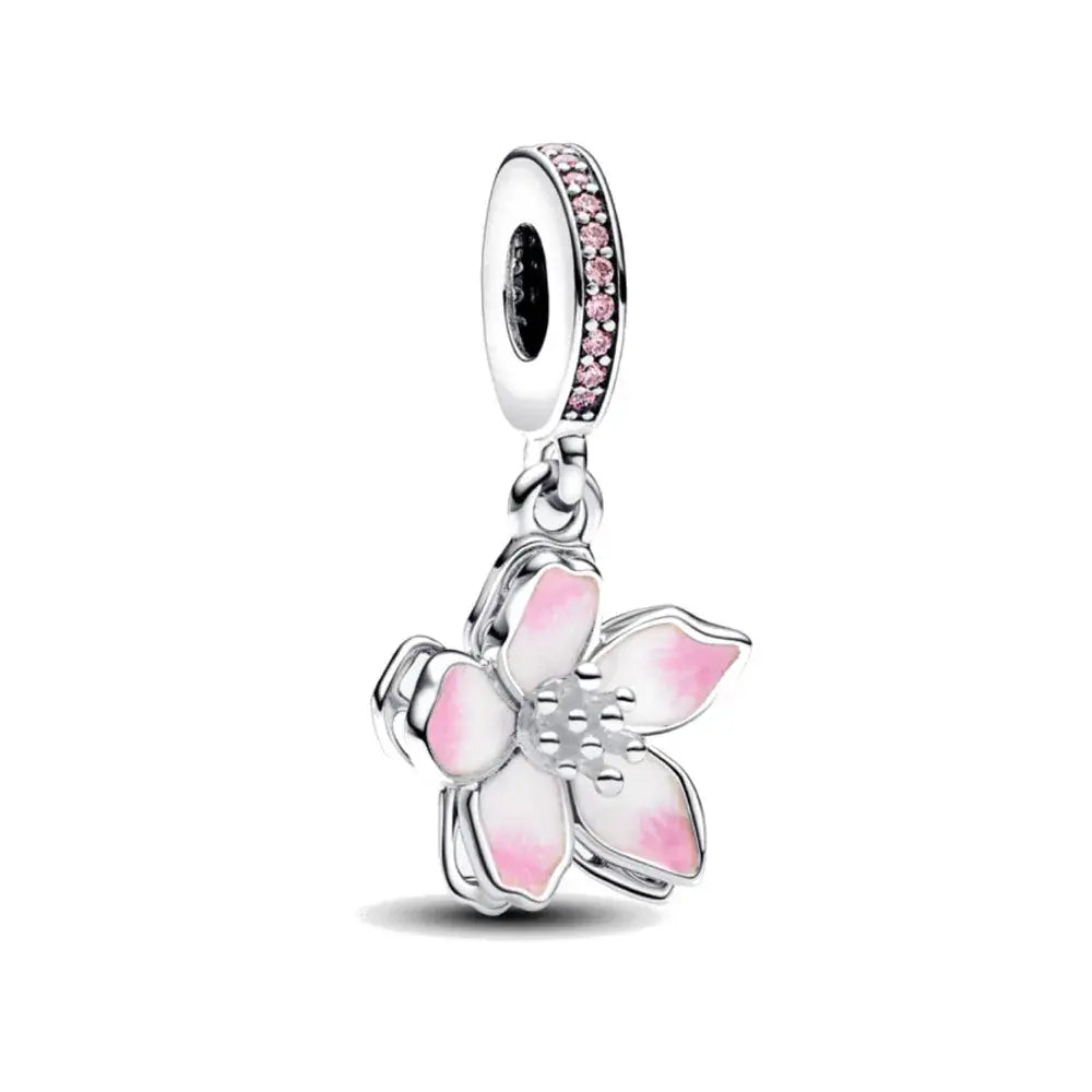 Charm Flor Rosa